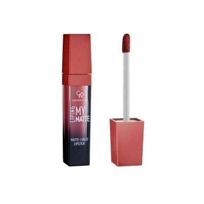 Golden Rose Matte Lipstick - Long Lasting Liquid Lip Color for Vibrant Look - image 6