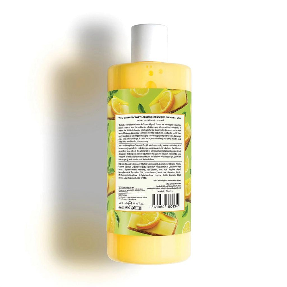 The Bath Factory Lemon Cheesecake Hydrating Shower Gel 400 ml