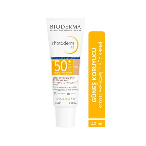 Bioderma Photoderm M Light Anti-Pigmentation Sunscreen SPF50+ 40ml - Non-Comedogenic, Photostable Bioderma Photoderm M Light Sunscreen SPF50+ - Protect Your Skin sunscreen, SPF50+, non-comedogenic, photostable, anti-pigmentation, skin protection, daily use, acne-prone skin, hyperpigmentation, sun damage, jel cream texture, matte finish, Bioderma, Photoderm M Light