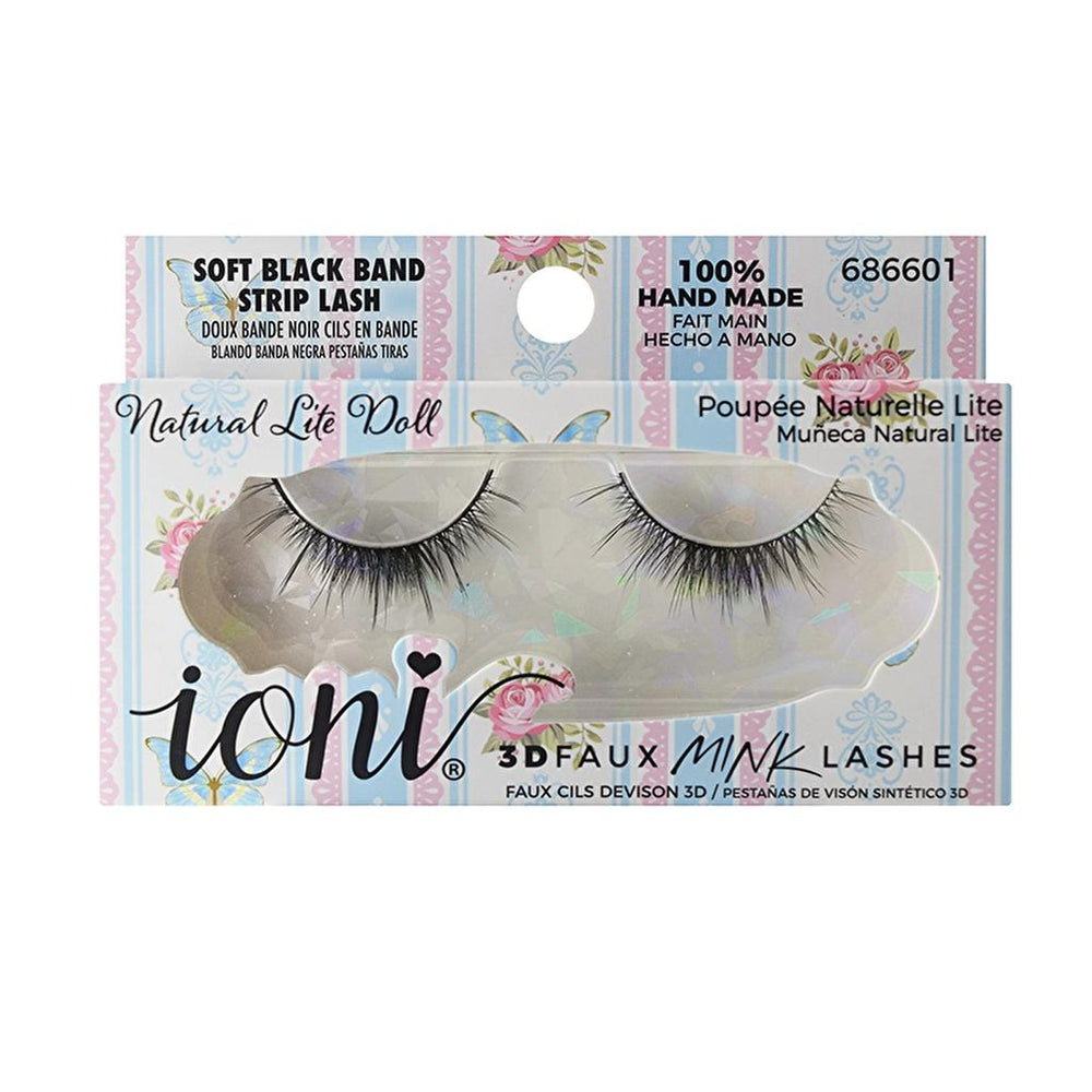 IONI 3D Natural Doll False Eyelashes 1 Pair