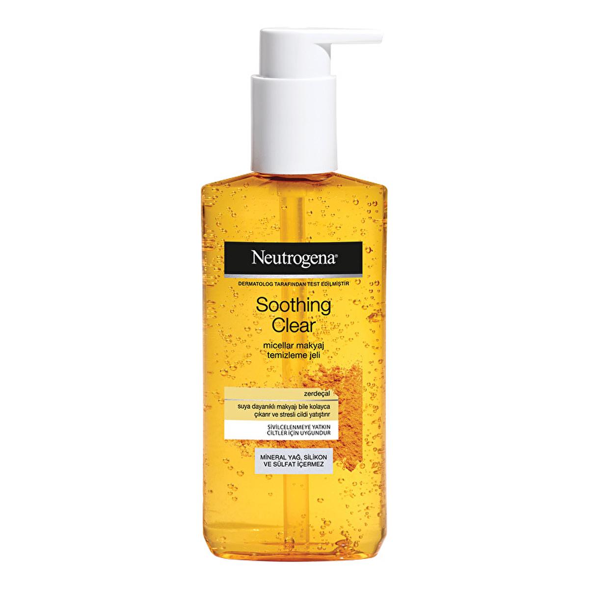 neutrogena soothing clear micellar cleansing gel 200ml, gentle makeup remover for sensitive skin, neutrogena cleansing gel with turmeric Neutrogena Soothing Clear Micellar Cleansing Gel - Gentle Makeup Remover for Sensitive, Acne-Prone Skin | 200 ml Neutrogena Soothing Clear Micellar Gel - 200ml neutrogena, makeup-remover, micellar-gel, sensitive-skin, acne-prone-skin, cleanser, gentle-cleanse, turmeric-infused, ai-generated, oil-free