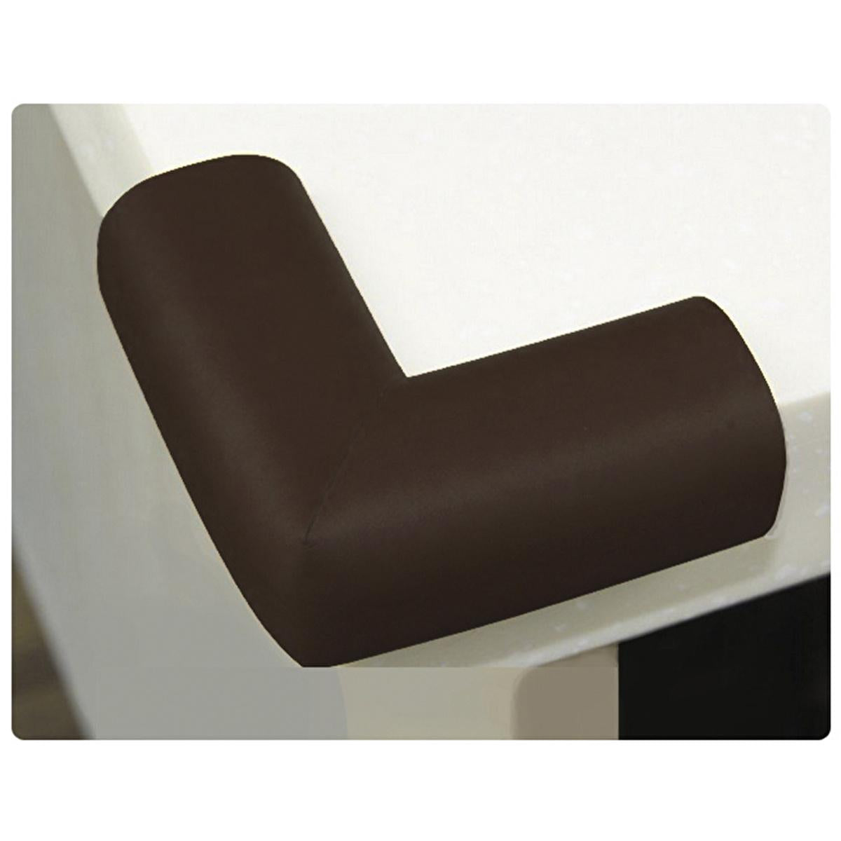 Miny Baby Brown Corner Protector - Soft Rubber Child Safety Protectors for Furniture Edges (4 Pack) Miny Baby Brown Corner Protector - Child Safety Solution baby corner protector, child safety corner protector, rubber corner protector, brown corner protector, childproofing corner protectors, baby safety products, child safety products, furniture edge protectors, soft rubber corner protectors, home safety solutions