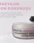 Pastel Loose Face Powder - Sebum Control, Blue Light Protection & Long Lasting Matte Finish - Transparent Setting Powder Pastel Loose Powder - Matte, Sebum Control & Blue Light Protection loose powder, face powder, setting powder, sebum control powder, blue light protection powder, matte face powder, long lasting powder, transparent face powder, smooth finish powder, makeup setting powder, translucent powder, oil control powder, shine control powder, makeup base, face makeup, cosmetics, beauty, pore blurrin
