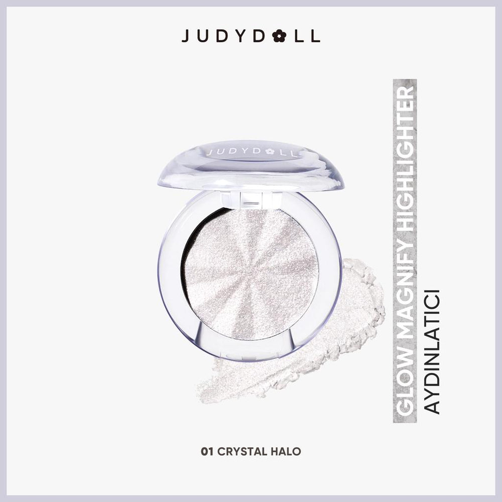 Judydoll Glow Magnify Highlighter for Radiant Shine 01 Crystal Halo