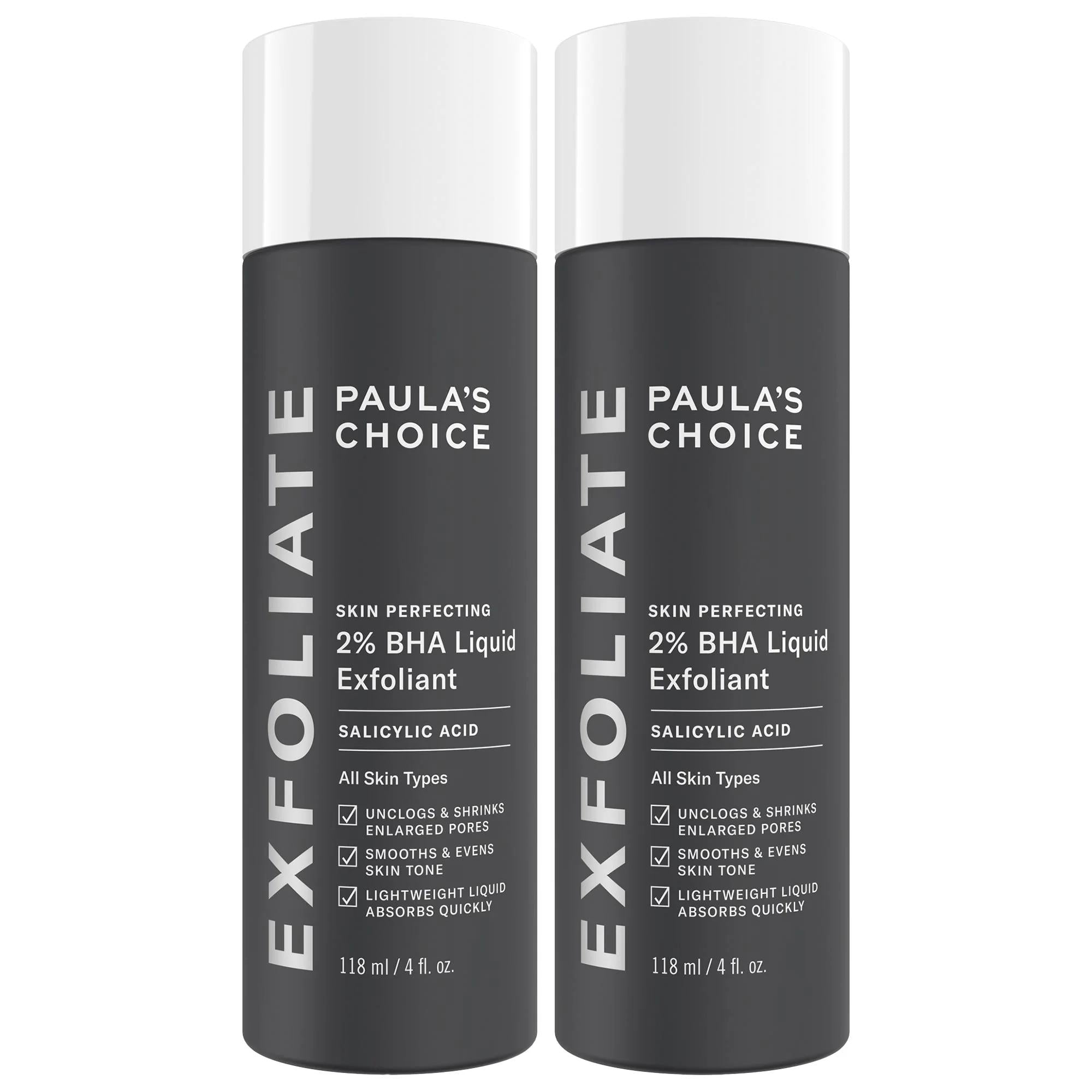 Paula's Choice BHA Expert Exfoliation Duo: 2% Salicylic Acid Toner for Pore Minimizing, Acne Treatment, and Smooth Skin Paula's Choice 2% BHA Toner: Pore Minimizing, Acne Treatment BHA exfoliant, salicylic acid toner, pore minimizing toner, acne treatment toner, oily skin exfoliant, chemical exfoliant, 2% BHA, skin perfecting toner, blackhead remover, uneven skin texture treatment, BHA toner, exfoliant, salicylic acid, pore minimizing, acne treatment, oily skin, chemical exfoliant, skin perfecting, blackhea