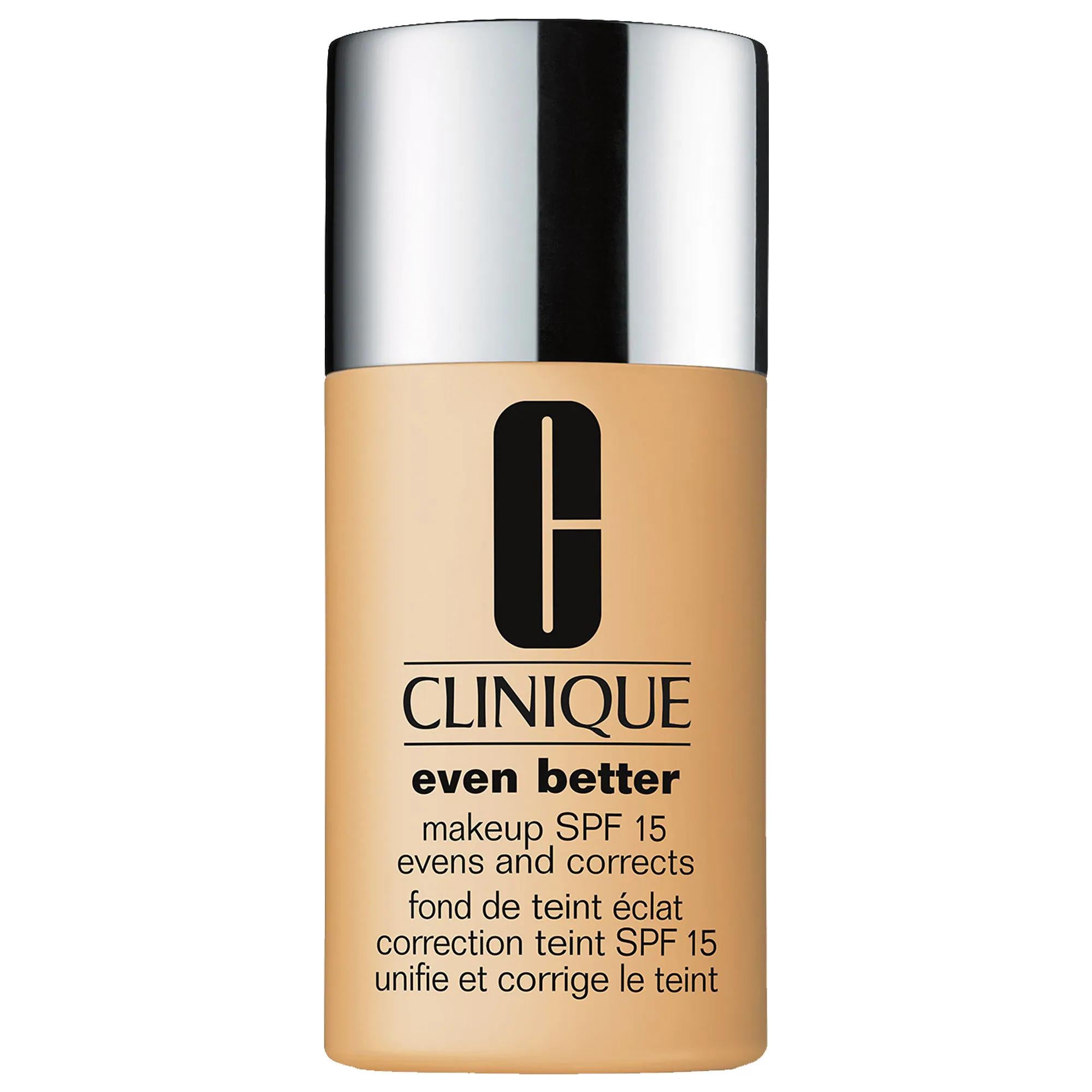 Clinique Even Better Makeup Broad Spectrum SPF 15 Foundation - Hydrating, Natural Finish, Dermatologist-Developed Clinique Even Better Foundation SPF 15 - Natural Finish foundation makeup, SPF 15 foundation, dermatologist-developed foundation, natural finish foundation, hydrating foundation, Clinique, makeup, face makeup, skincare, cosmetics, beauty products, everyday makeup, natural coverage, sun protection, paraben-free, phthalate-free
