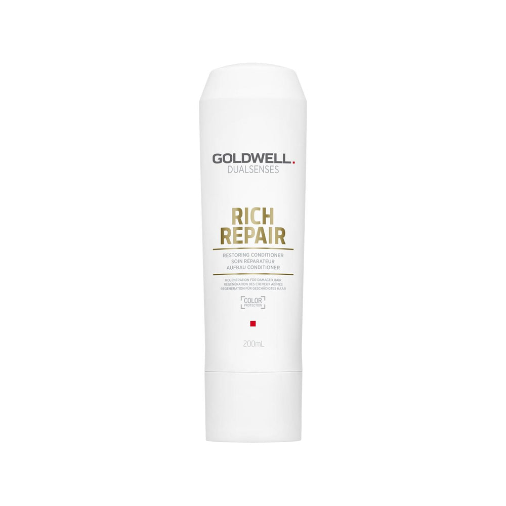 Goldwell Dualsenses Rich Repair Hair Cream 200ml - Nourishing & Repairing Hair Care for Damaged Hair Goldwell Rich Repair Hair Cream 200ml - Repair & Nourish Goldwell Dualsenses, Rich Repair hair cream, Hair repair treatment, Nourishing hair care, Professional hair products, Hair care for damaged hair, Repairing hair cream, 200ml hair product, Goldwell hair care, Dualsenses hair products