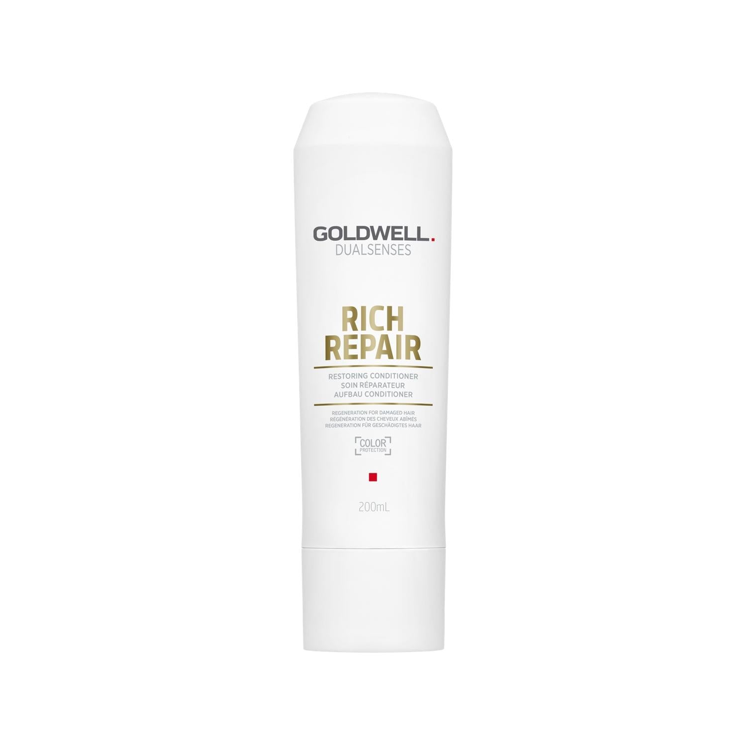 Goldwell Dualsenses Rich Repair Hair Cream 200ml - Nourishing & Repairing Hair Care for Damaged Hair Goldwell Rich Repair Hair Cream 200ml - Repair & Nourish Goldwell Dualsenses, Rich Repair hair cream, Hair repair treatment, Nourishing hair care, Professional hair products, Hair care for damaged hair, Repairing hair cream, 200ml hair product, Goldwell hair care, Dualsenses hair products