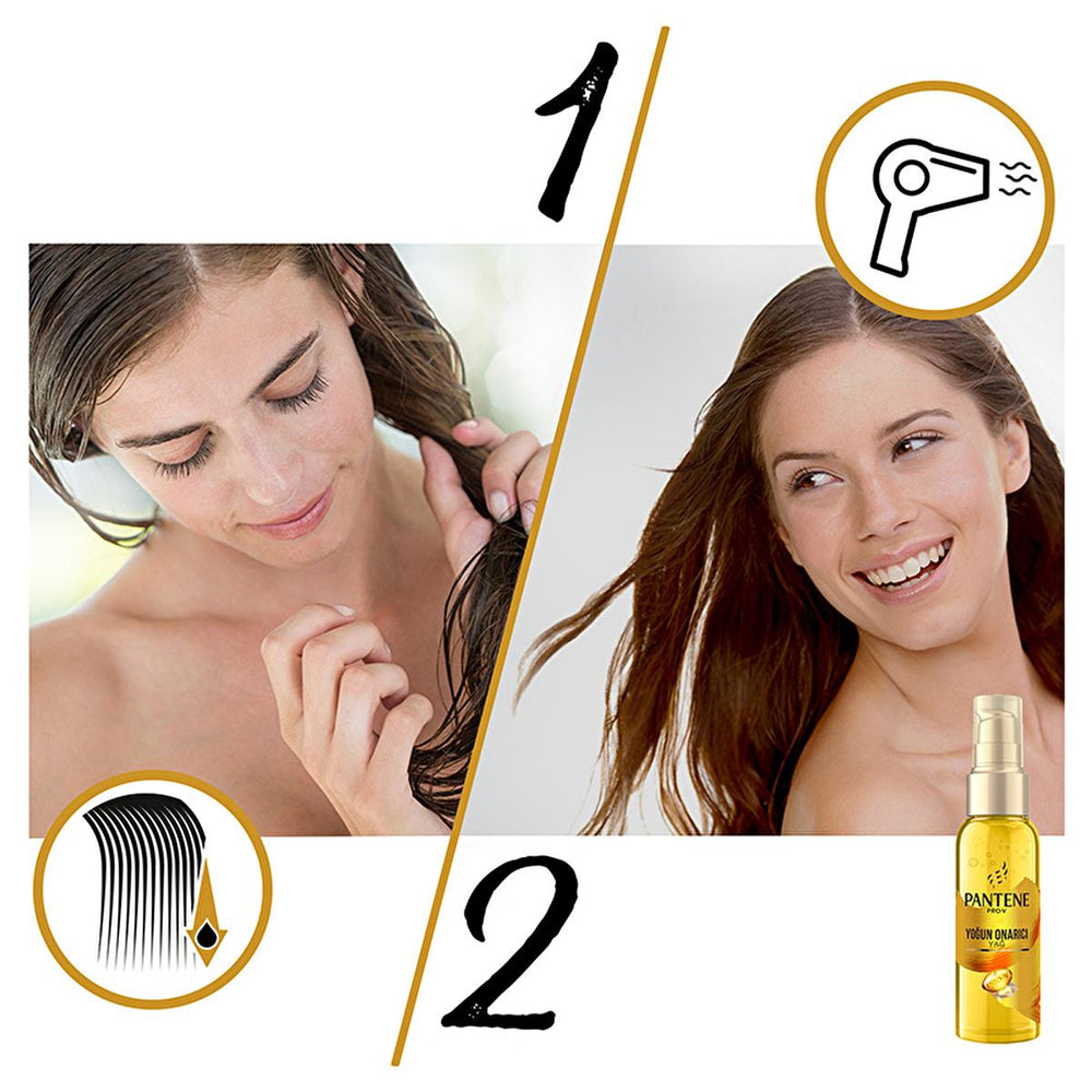 Pantene Pro-V E Vitaminli Hair Care Oil - Nourishing, Repairing, Non-Greasy Hair Oil for Damaged Hair - view 7