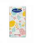 Alouette Spring Bistro Napkins Egg & Flower Design 16 Pack