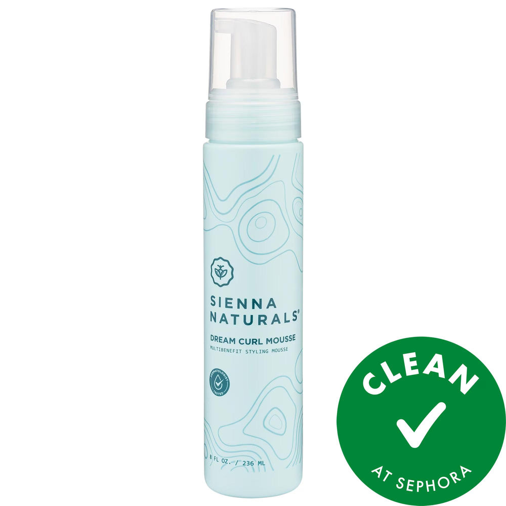 Sienna Naturals Curl-Enhancing Dream Curl Hair Mousse - Vegan, Gluten-Free, and Cruelty-Free Hair Styling for Curly and Coily Hair Sienna Naturals Curl-Enhancing Hair Mousse - Vegan & Gluten-Free curl-enhancing hair mousse, curly hair care, vegan hair products, gluten-free hair mousse, anti-frizz hair styling, color-protecting hair care, plant-based hair mousse, curly hair styling, coily hair care, natural hair products, cruelty-free hair care, hair mousse for definition, frizz control hair mousse, curl def