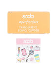Soda Translucent Setting Powder for Long-Lasting Matte Finish Makeup - Transparent Fixing Toz Pudra - view 2