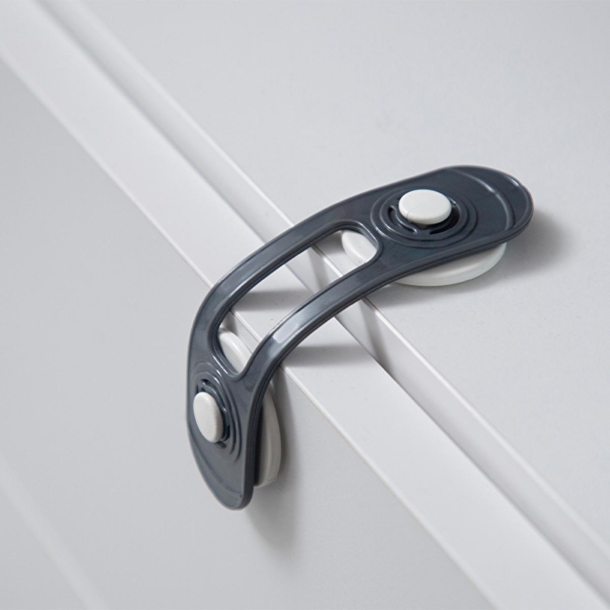 Babyjem Multi-Purpose Baby Safety Lock - Easy Install, Adhesive Mounting, Reusable - Childproofing Solution for Cabinets & Drawers Babyjem Baby Safety Lock - Multi-Purpose & Easy Install baby safety lock, childproofing solution, multi-purpose lock, adhesive safety lock, child safety product, baby proofing, cabinet lock, drawer lock, safety for toddlers, parenting essentials, home safety, nursery safety, child safety solutions, baby products, safety locks for cabinets