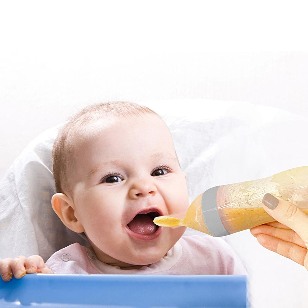 Babyjem Baby Squeeze Spoon - BPA-Free, One-Handed Feeding, Silicone Baby Feeding Utensils, Baby Feeding - view 6