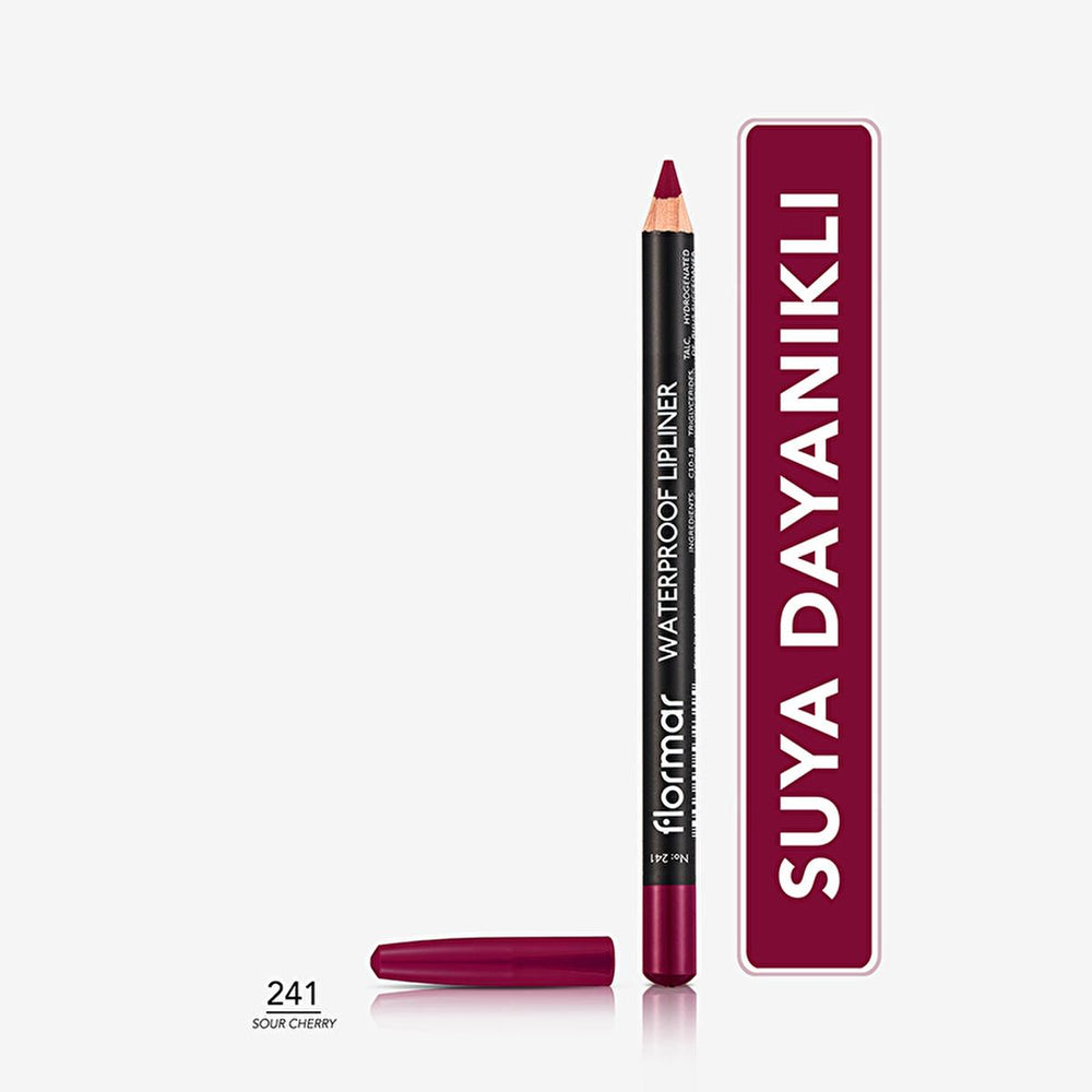 Flormar Waterproof Matte Lip Liner - Long-Lasting, Vitamin-Enriched Lip Pencil for Precise Application - view 4