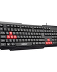 Everest Gaming Keyboard KB-G7 ARMOR - USB Q Layout, 50M Click Life, Compatible with Windows, IOS, Linux - view 4