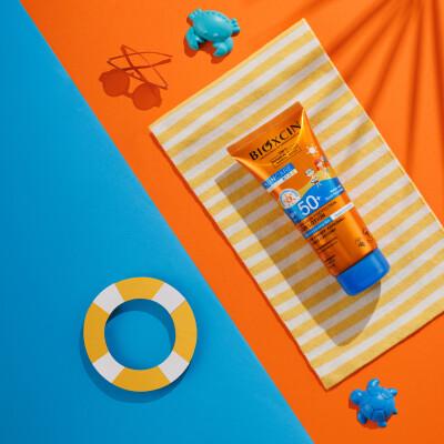 Bioxcin Children&#39;s Sunscreen Lotion SPF 50+ - Hypoallergenic, Paraben-Free, Water Resistant - 6.76 fl oz Bioxcin Kids Sunscreen SPF 50+ - Hypoallergenic &amp; Paraben-Free children&#39;s sunscreen, SPF 50+ lotion, hypoallergenic sun care, zinc oxide sunscreen, paraben-free sun protection, kids sunblock, sensitive skin sunscreen, non-comedogenic sunscreen, fragrance-free sunscreen, water resistant sunscreen, outdoor protection for kids