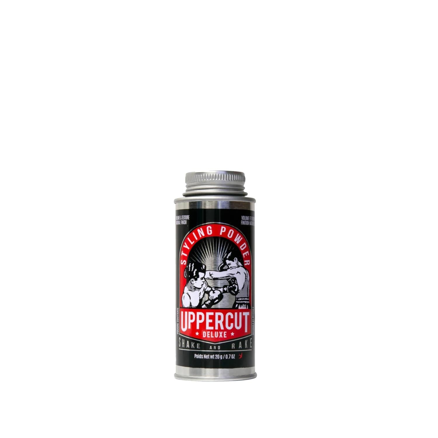 Uppercut Deluxe Hair Styling Powder for Texture &amp; Volume - 20g Men&#39;s Grooming Product Uppercut Deluxe Hair Styling Powder for Men - Adds Texture &amp; Volume hair styling powder, texture and volume hair product, Uppercut Deluxe hair styling, men&#39;s hair styling products, styling powder for fine hair, men&#39;s grooming, hair texture, volume boost, easy styling, long-lasting hold, portable hair product, premium hair care
