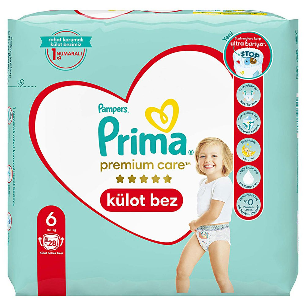 Prima Premium Care Diapers Size 6 - 28 Count - Leakproof Baby Diapers - view 4