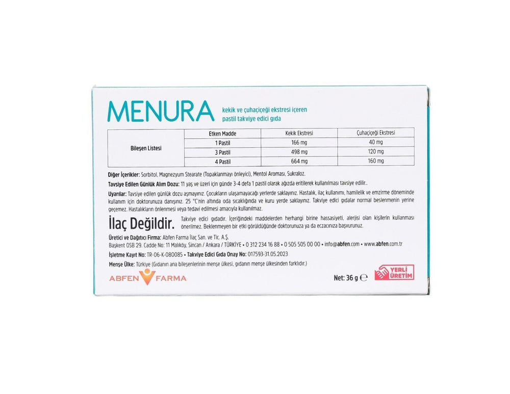 Menura Thyme and Evening Primrose Throat Lozenges - Natural Relief for Irritated Throats, Herbal Soothing - view 2