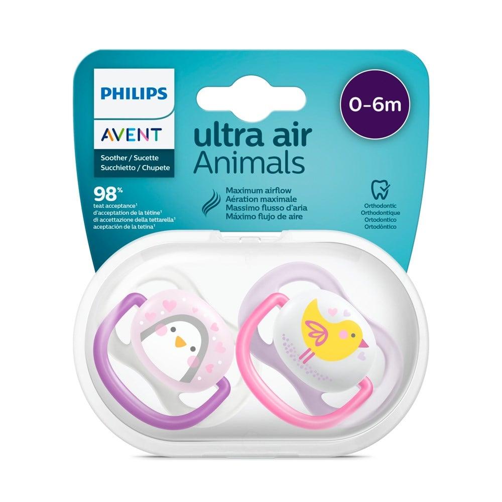 Philips Avent Ultra Air Animals Baby Pacifier 0-6m - Soft, Sterilizable, Comfort Pacifier for Newborns Philips Avent Ultra Air Animals Pacifier 0-6m - Comfort & Hygiene Philips Avent Ultra Air Pacifier, Baby Pacifier 0-6 Months, Soft Pacifier for Newborns, Sterilizable Pacifier Container, Comfort Pacifier for Infants, Baby Care, Newborn Essentials, Pacifier for Sensitive Skin, Easy to Clean Pacifier, Travel Friendly Baby Products