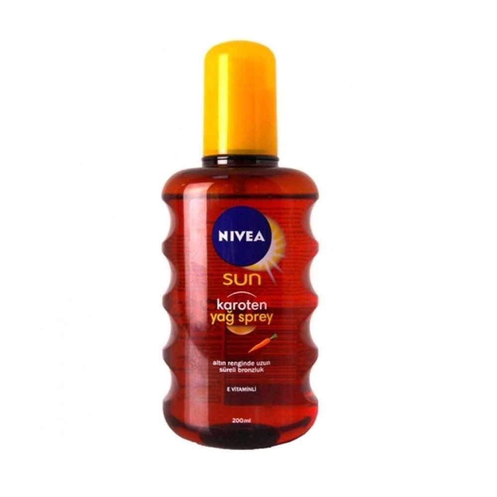 Nivea Sunscreen Spray - Moisturizing SPF 6 Sun Protection for All Skin Types Nivea Sunscreen Spray - SPF 6 Moisturizing Sun Protection Nivea Sun Karoten Yağ Sprey, Sunscreen Spray, SPF 6, Vitamin E and Carotene, Moisturizing Sunscreen, Sun Protection, Outdoor Activities, Skin Care, Cosmetics, Beauty Products, Nivea, Sunscreen for All Skin Types, Antioxidant Benefits