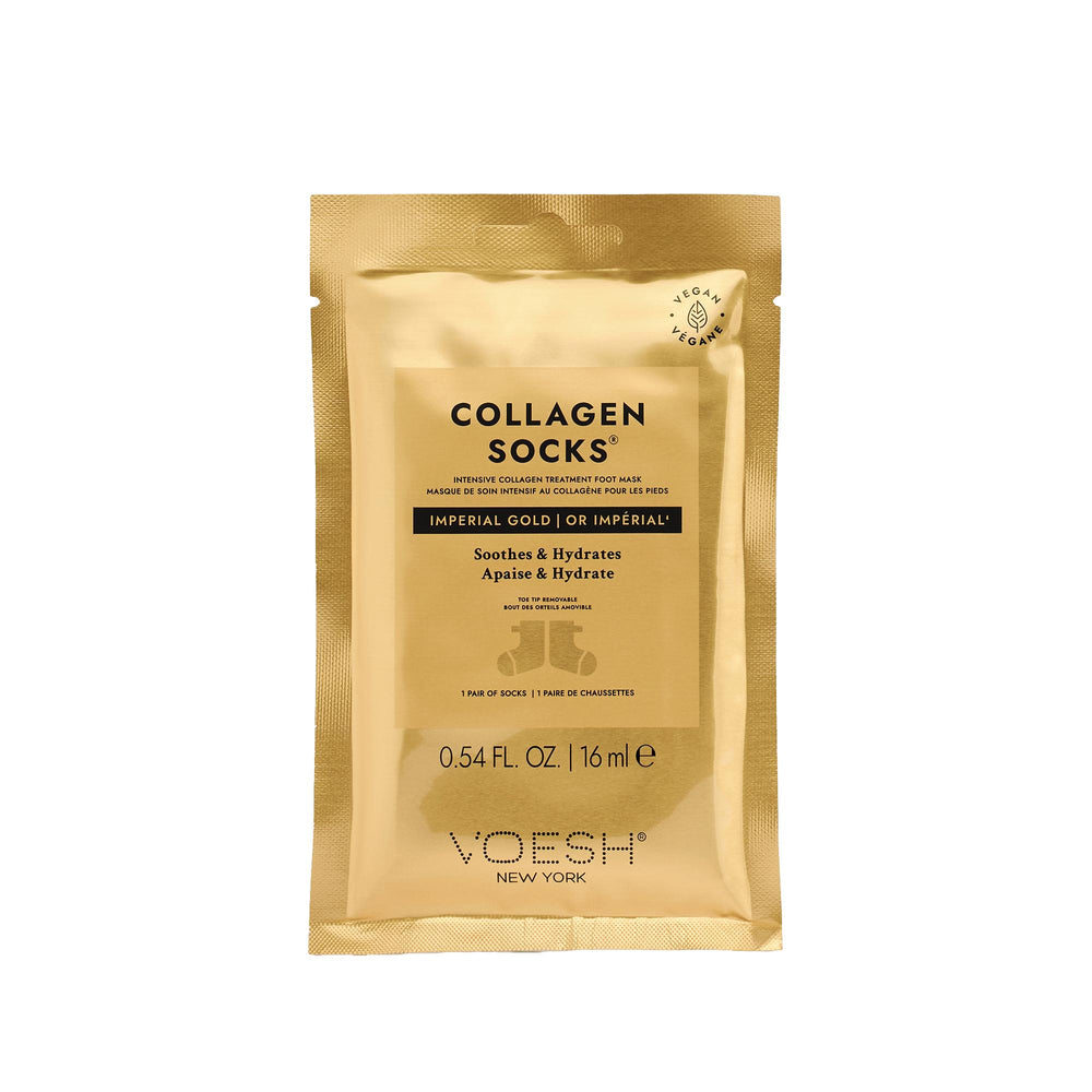 Voesh New York Collagen Socks Gold Nourishing Foot Mask 1 Pair