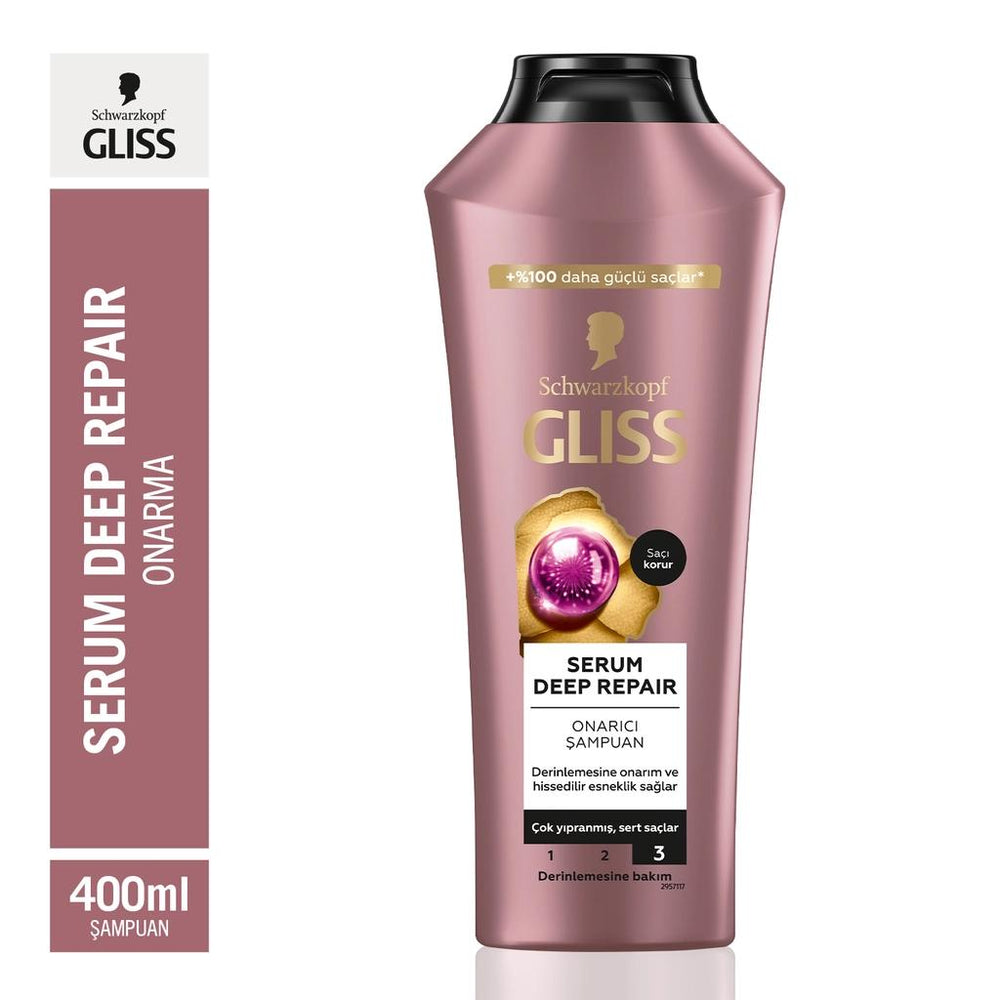 Gliss Serum Deep Repair Shampoo for Damaged Hair 400 ml