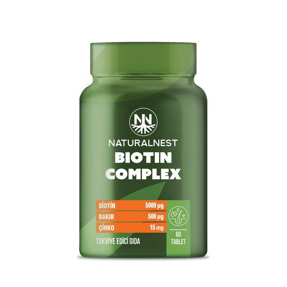 Naturalnest Biotin Complex Hair &amp; Nail Support 60 Tablets