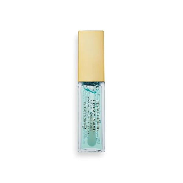 Revolution Pro Lip Oil Glossy Plump Mint: Hydrating, Vegan Lip Plumper for High-Shine, Fuller Looking Lips - Cruelty-Free & Travel-Friendly Revolution Pro Lip Oil: Plump, Hydrate & Shine lip oil, plumping lip oil, glossy lip oil, vegan lip oil, cruelty-free lip oil, hydrating lip oil, lip gloss plump, lip plumper, soybean lip oil, jojoba oil lip treatment, lip treatment, lip care, high shine, lip gloss, vegan beauty, cruelty-free beauty, hydrating lip treatment, lip moisturizer, fuller lips, lip enhancement