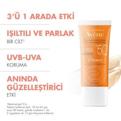 Avene B-Protect SPF50+ Sunscreen for Sensitive Skin - Non-Greasy, Antioxidant-Rich Formula - view 3