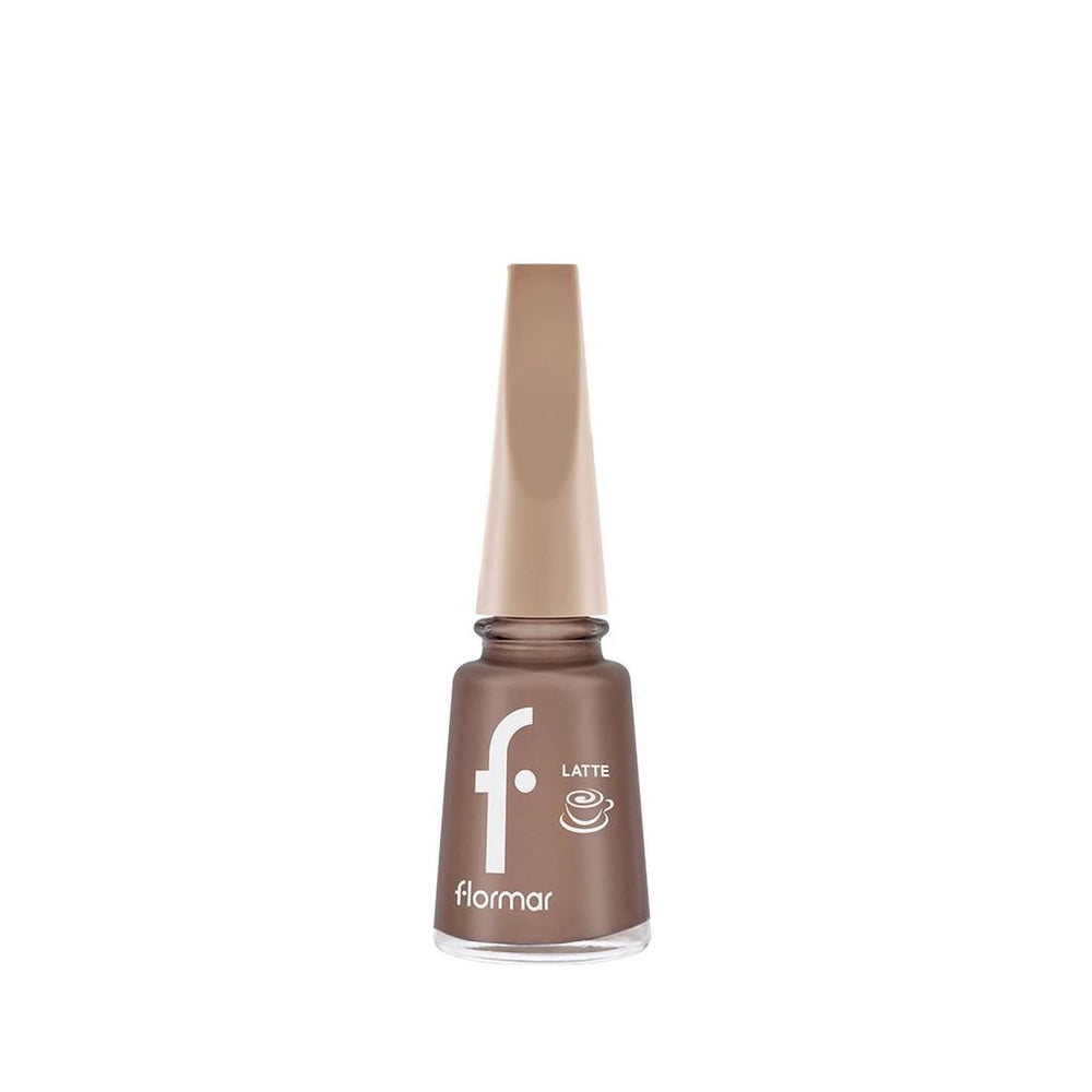Flormar Velvet Mocha 007 High-Shine Brown Nail Polish 11ml