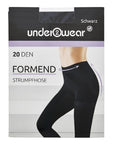 Underwear 20 Denier Shaping Tights Black L Size 1 Pack