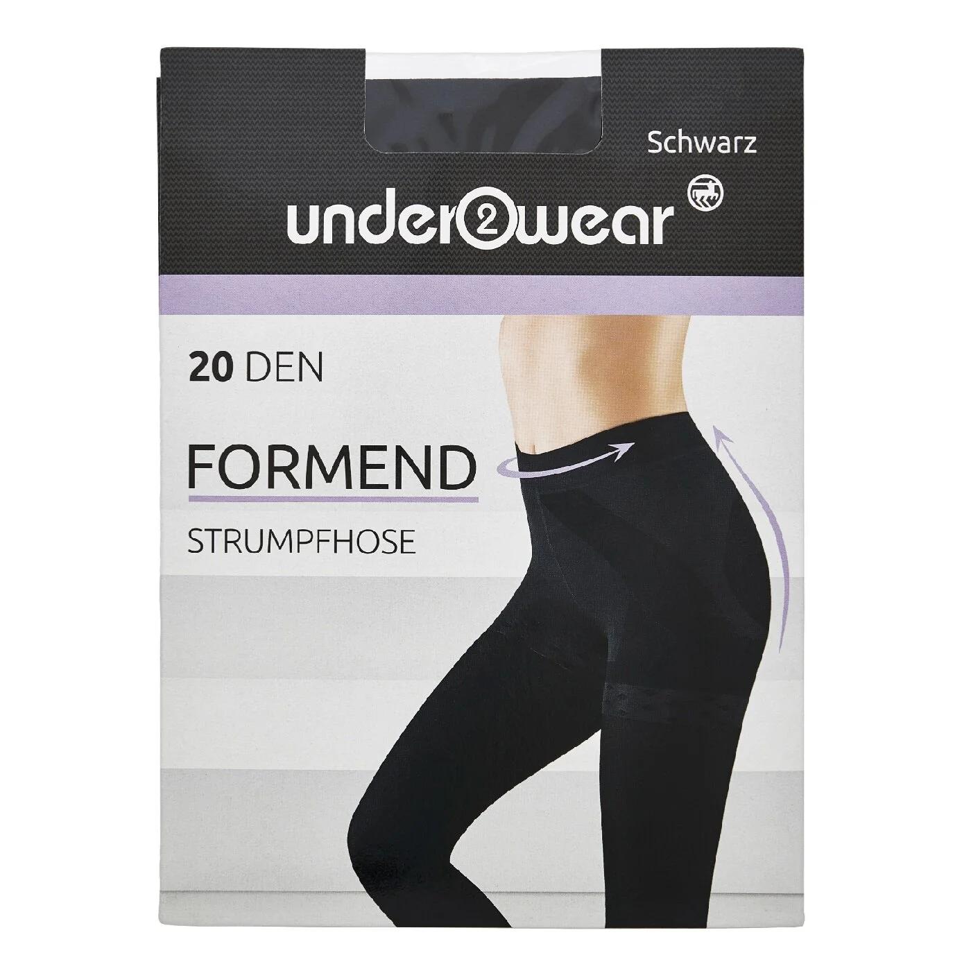 Underwear 20 Denier Shaping Tights Black L Size 1 Pack