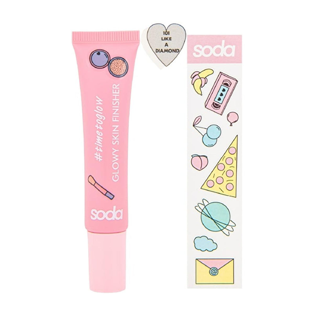 Soda Glowy Skin Finisher - Long-Lasting Radiant Glow Makeup Base & Highlighter for Face & Body - view 2