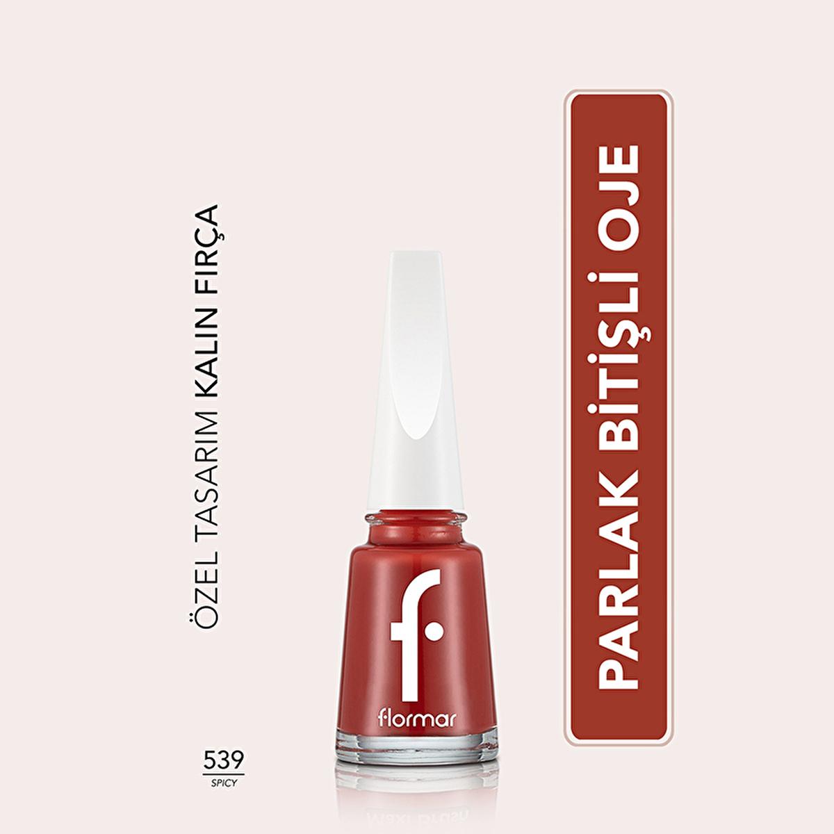 flormar nail enamel 539 spicy, high-pigment nail polish in spicy color, flormar nail care with rich colors Flormar Nail Enamel 539 Spicy - High-Pigment Nail Polish for Nail Care Enthusiasts Flormar Nail Enamel - Spicy Pigment Rich Nail Polish flormar, nail-enamel, high-pigment, nail-polish, beauty-products, nail-care, long-lasting, spicy-nail-polish, ai-generated, colorful-nails