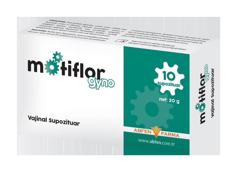 Motiflor Probiyotik Gyno Vaginal Suppository - Probiotic Support for Vaginal Health, 10 Count - Intimate Care