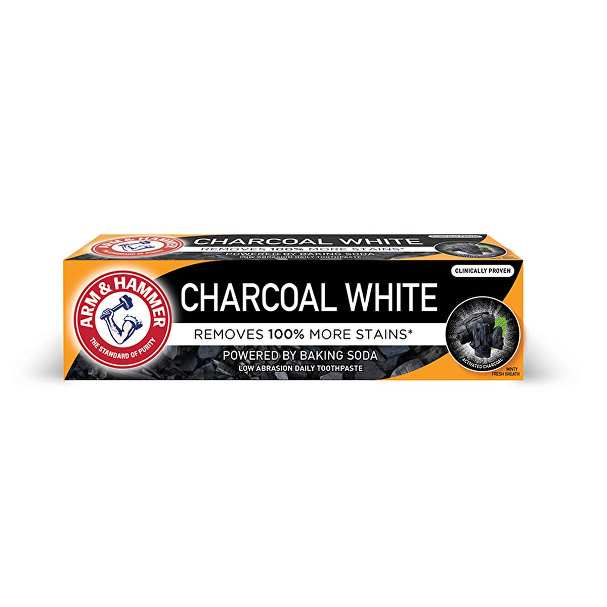Arm &amp; Hammer Charcoal White Toothpaste: Whiten Teeth &amp; Remove Stains Naturally with Baking Soda - Gentle Low Abrasion Formula Arm &amp; Hammer Charcoal Toothpaste: Whiten Teeth Naturally charcoal toothpaste, teeth whitening toothpaste, baking soda toothpaste, Arm &amp; Hammer toothpaste, stain removal toothpaste, low abrasion toothpaste, natural teeth whitening, oral hygiene, dental care, charcoal teeth whitening, toothpaste, teeth whitening, stain removal, baking soda, natural whitening, oral care, dental hygiene,