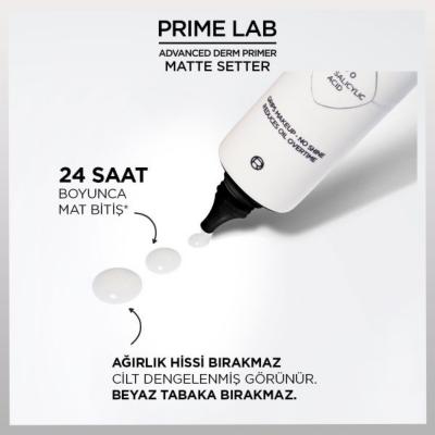 Loreal Paris Prime Lab Matte Makeup Primer - 24 Hour Matte Finish, Long Lasting Foundation Primer for Oily Skin - view 4