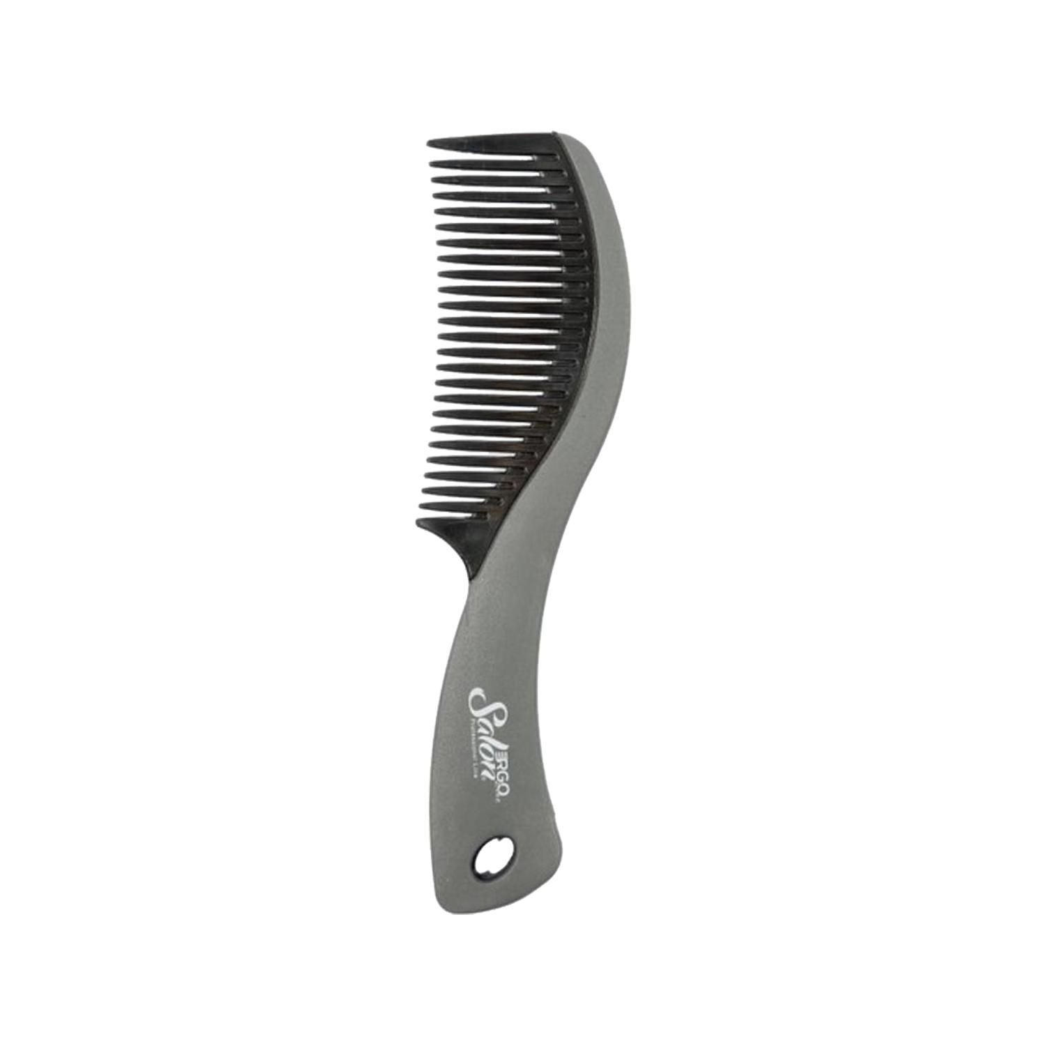 Salon Ergo Tarak 261 - Ergonomic Hair Comb for Effortless Detangling & Styling Salon Ergo Tarak 261: Ergonomic Hair Comb Hair comb, Ergonomic hair tool, Detangling comb, Salon quality hair care, Hair styling accessories, Hair care tools, Ergonomic design, Effective detangling, Salon-quality performance, Long hair care, Curly hair solutions, Hair styling, Hair maintenance