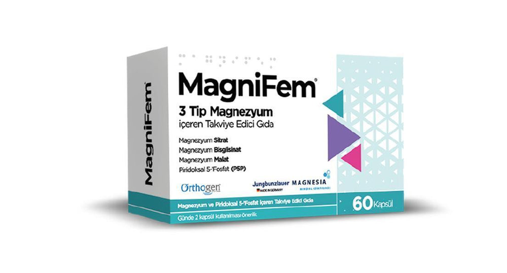 Magnifem Dietary Supplement for Women - 60 Capsules, Women's Health Support - Vitamin & Supplement