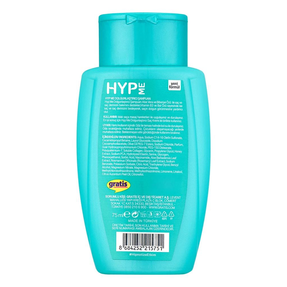 Hyp Me Aloe Vera Dolgunlaştırıcı Şampuan 75 ml