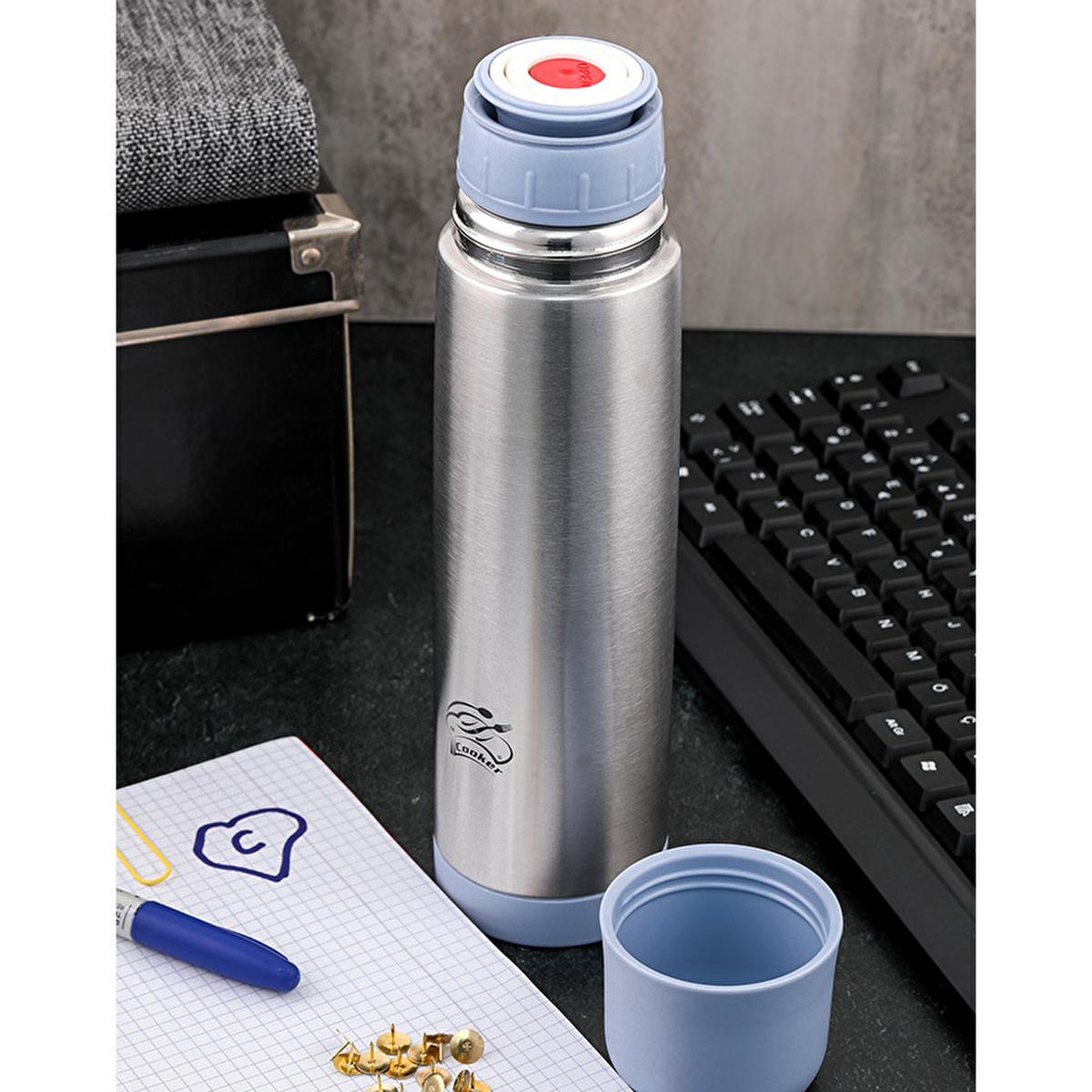 Cooker Stainless Steel Thermos 500ml - Keeps Drinks Hot/Cold for 24 Hours, Durable & Eco-Friendly Stainless Steel Thermos 500ml - Hot/Cold Drinks for 24 Hours stainless steel thermos, insulated flask, thermal mug, outdoor beverage container, reusable coffee mug, eco-friendly, durable, keeps drinks hot, keeps drinks cold, 24-hour temperature retention, double-layer construction, unbreakable, ergonomic design, local production, camping, hiking, picnic, daily commute, office, school, sustainable, reduces waste