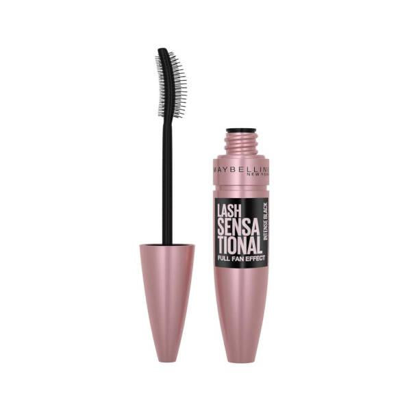 Maybelline Lash Sensational Full Fan Effect Mascara - Intense Black, Volumizing & Waterproof Formula - Mascara