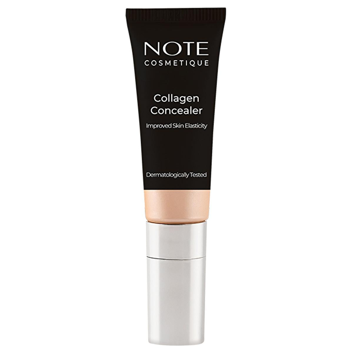 note collagen concealer 02 packaging, note collagen concealer swatch on skin, note collagen concealer with applicator Note Collagen Concealer 02 - Multi-Purpose Soft Creamy Formula | Perfect for All Skin Types Note Collagen Concealer 02 | Soft Creamy Formula note, collagen-concealer, concealer-02, multi-purpose-cosmetic, anti-aging, skin-care, makeup, beauty-products, concealer, ai-generated