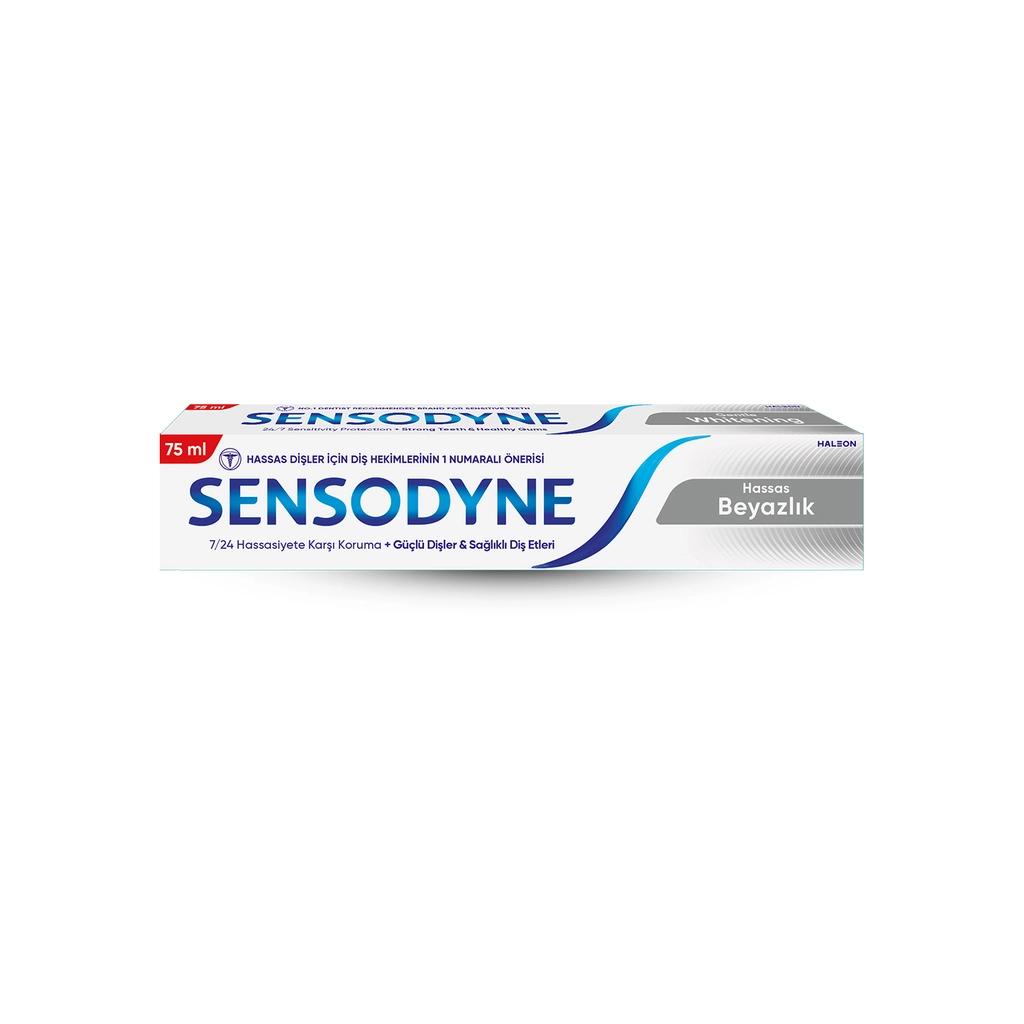 Sensodyne Sensitive Whitening Toothpaste for Gentle Stain Care 75ml