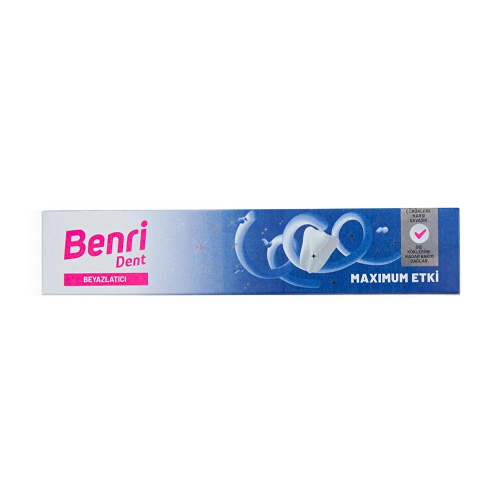 Benri Dent Whitening Toothpaste for Brighter Smiles 75 ml