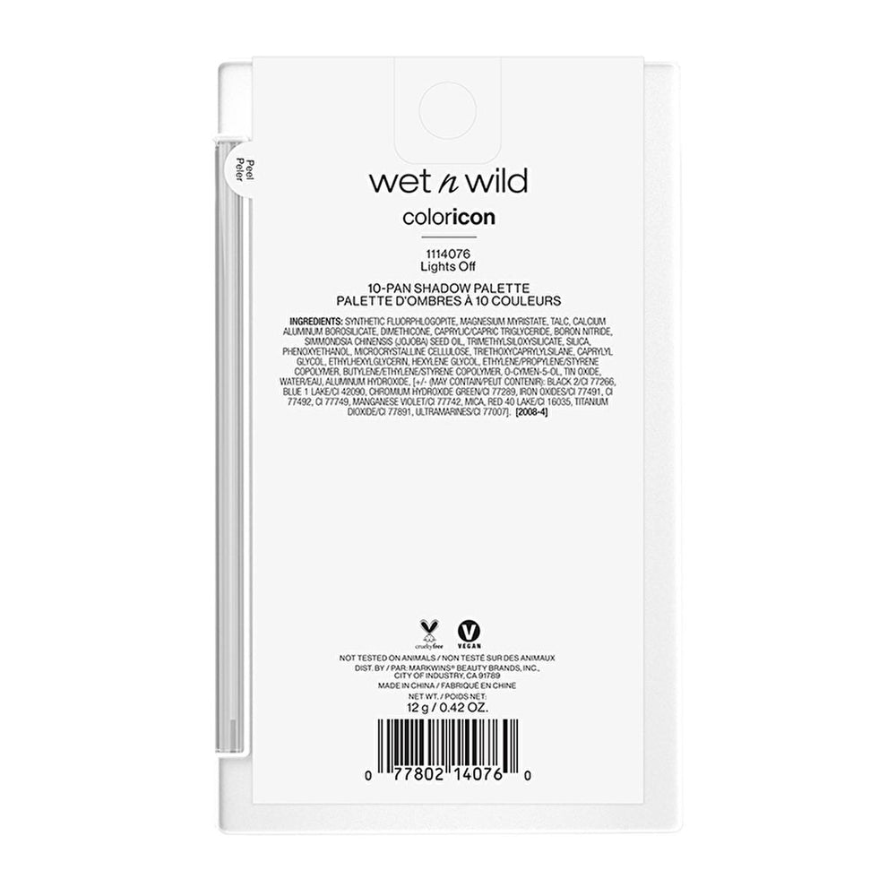 Wet n Wild Color Icon 10-Eyeshadow Palette - Matte & Shimmer Shades, Long-Lasting, Silky Finish - Eyeshadow