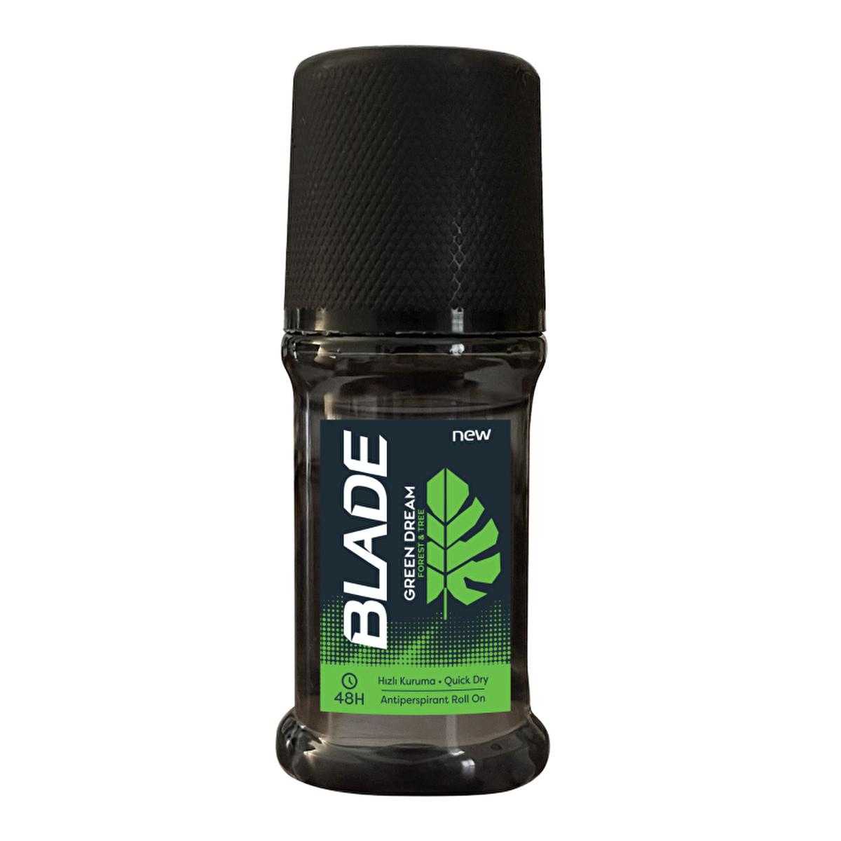 Blade Men's Deodorant Roll-On for Long-Lasting Freshness - 50ml Blade Men's Deodorant Roll-On - 48hr Protection men's deodorant, roll-on deodorant, long-lasting freshness, natural fragrances, personal care for men, men's grooming, deodorant for men, 48-hour protection, jasmine, lavender, rose essences, quick-drying, easy to use, 50ml