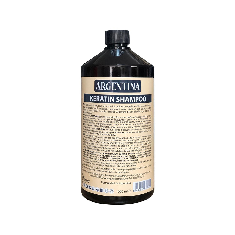 Argentina Keratin Shampoo 1000ml - Nourishing Keratin Hair Care for Damaged Hair Argentina Keratin Shampoo 1000ml - Repair & Strengthen Keratin Shampoo, Argentina Keratin, 1000 ml Shampoo, Argan Shampoo, Large Volume Hair Care, Hair Repair, Hair Strengthening, Nourishing Shampoo, Damaged Hair Care, Hair Texture Improvement, Economical Hair Care